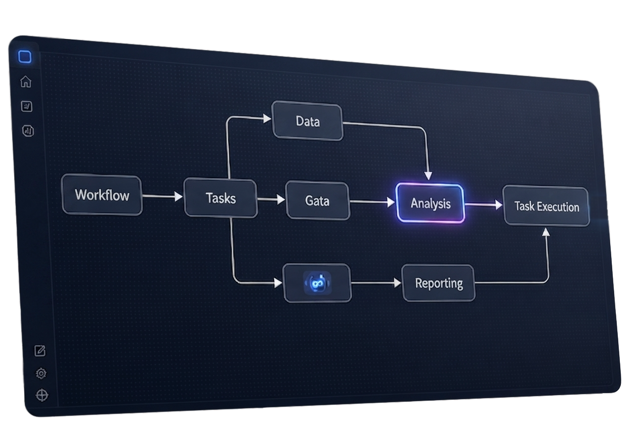 Visualisierung eines RPA-Automatisierungsflows